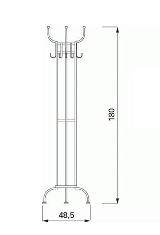 coat stand Nymphenburg by Otto Bluemel