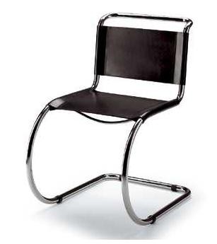 Cantilever chair by Mies van der Rohe 1927 (tan cowhide)