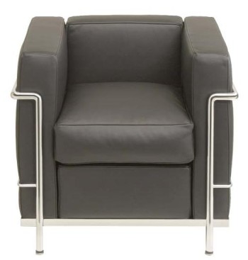 Armchair LC2 (white anilinleather)