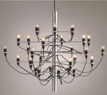 Chandelier by Gino Sarfatti 1958 (30 bulbs)