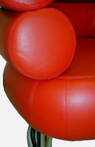 Bibendium armchair by Eileen Gray 1925 (red anilinleather)