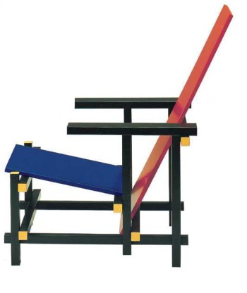 Red&Blue Stuhl by Gerrit Rietveld 1918