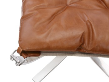 Falconchair  Loungechair by Sigurd Ressell 1970 (Anilinleder creme)