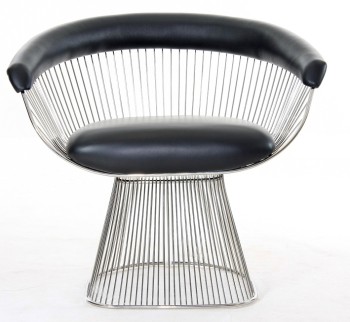 Platner Armchair by Warren Platner 1965 (cashmere red)