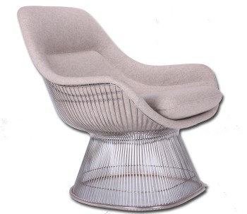 Platner Easy Chair by Warren Platner 1965 (creme)