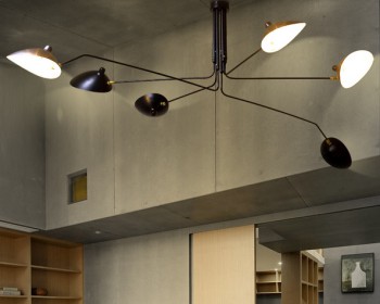 Ceilinglamp MCL-R6 by Serge Mouille 1958