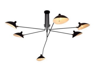 Ceilinglamp MCL-R6 by Serge Mouille 1958