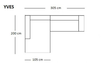 Cornersofa Yves inspired by Rodolfo Dordoni