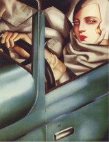 Tamara de Lempicka Green Bugatti 1925