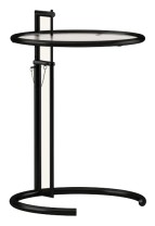 Adjustable Sidetable by Eileen Gray Special Edition black