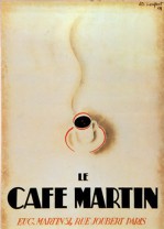 Café Martin by Charles Loupot 1929