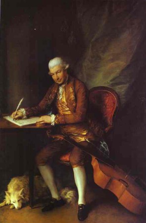 Thomas Gainsborough  Der Komponist Carl Friedrich Abel