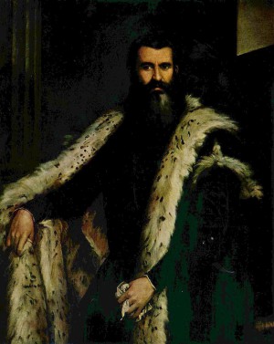 Paolo Veronese  Portraet des Daniele Barbaro