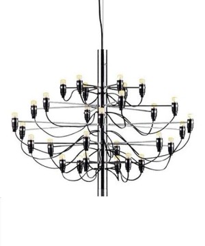 Chandelier by Gino Sarfatti 1958 (50 bulbs)