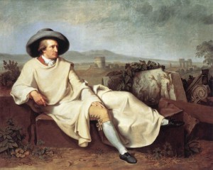 Johann Wilhelm Tischbein, Goethe at the Campagna 1787