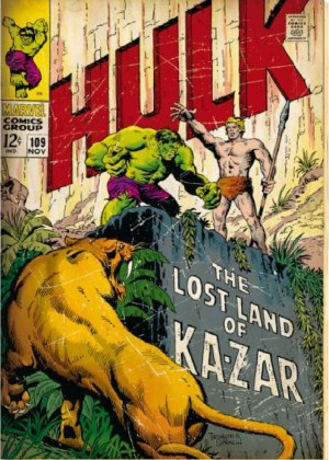 Hulk retro cover comic