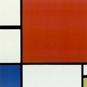 Piet Mondrian Composition Red,Yellow and Blue 1921