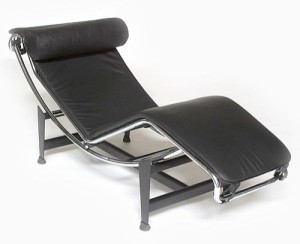 Chaiselongue LC4  (Anilinleder dunkelbraun)