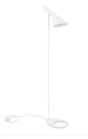 Floorlamp AJ by Arne Jacobsen 1960 (white powder-coated)
