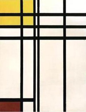 Piet Mondrian Opposition of Lines  1927