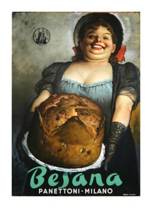 Besana Panettone by Gino Boccasile 1950