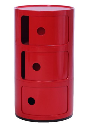 Container Componibili by Anna Castelli Ferrieri 1967 (red)