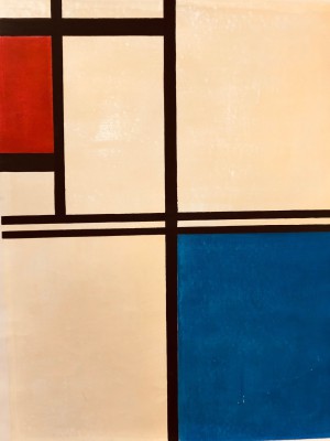 Piet Mondrian Oppostion of Lines 1923
