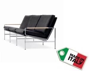 sofa 3 seat FK6720 by Fabricius & Kastholm 1965