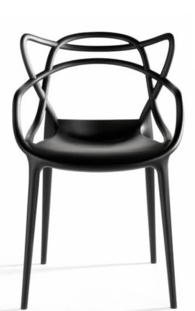 Master Chair by Philippe Starck  2010 (black polypropylene)