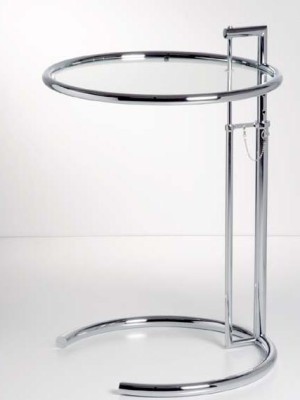 Adjustable table E1027 by Eileen Gray 1927