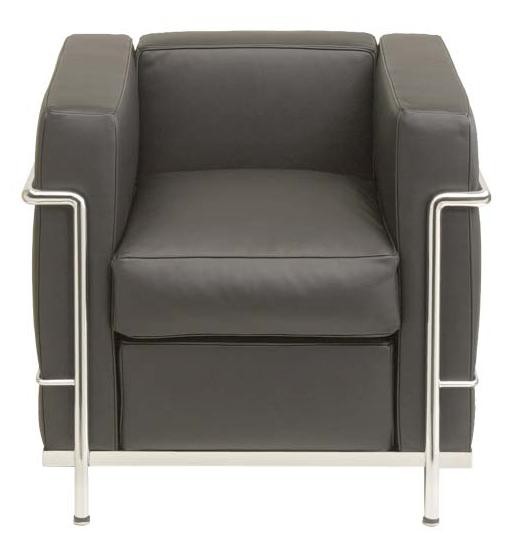 Armchair LC2 (darkbrown anilinleather)