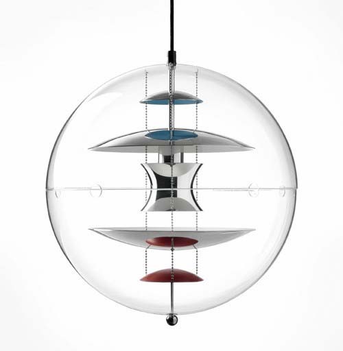 Globe pendent lamp by Verner panton 1969