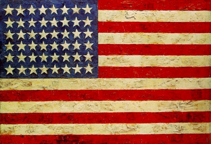 Jasper Johns The Flag 1954