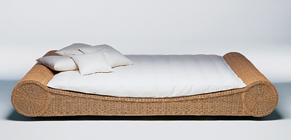 Daybed Loungesofa Sitting Bull 1980 (Polyrattan natur)