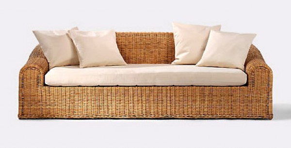 Fred Astaire Loungesofa (polyrattan nature)