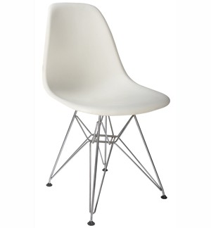 DSR Eiffel-chair Sidechair by Charles Eames 1953 (Polypropylen schwarz)