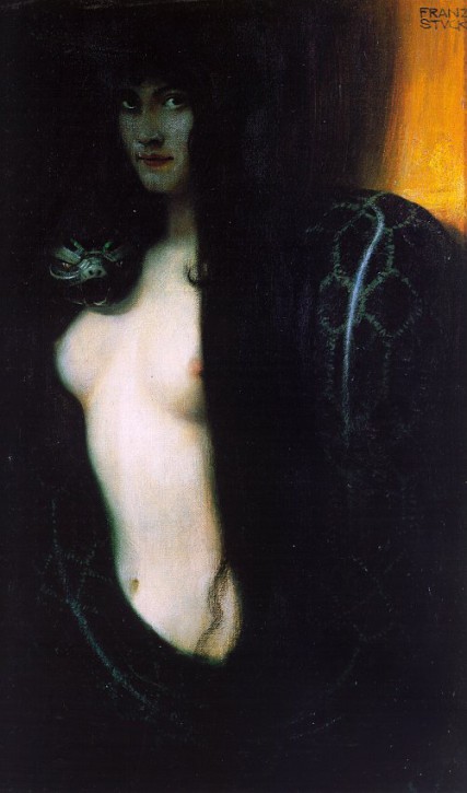 Franz von Stuck the sin 1905 Art Nouveau