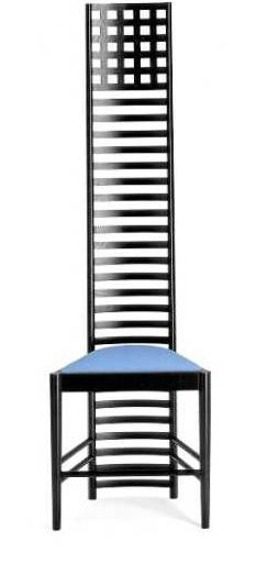 Hill House chair by Charles Rennie Mackintosh