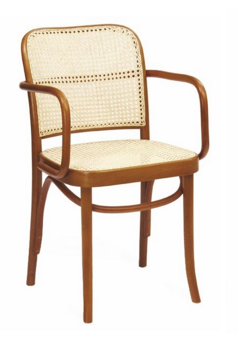 Armlehnstuhl Prague Nr.811 by Josef Hoffmann für Thonet 1922