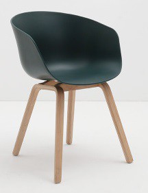 About A Chair AAC22 by Hee Welling grey polypropylene (grey polypropylene)