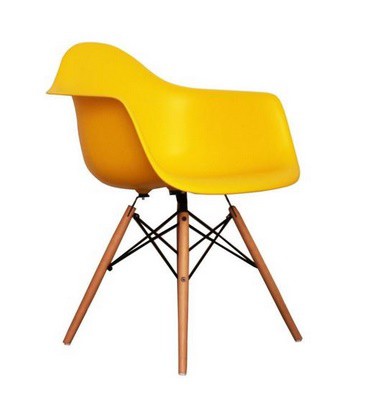 DAW Armchair by Charles Eames 1948 (Polypropylen  gelb)