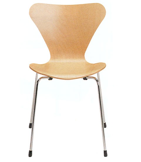 Stuhl Nr. 3107 by Arne Jacobsen (Buche natur)