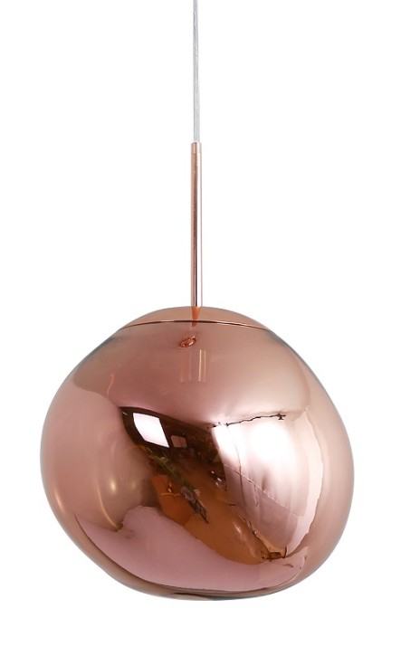 Pendent Lamp Melt in copper 48 cm