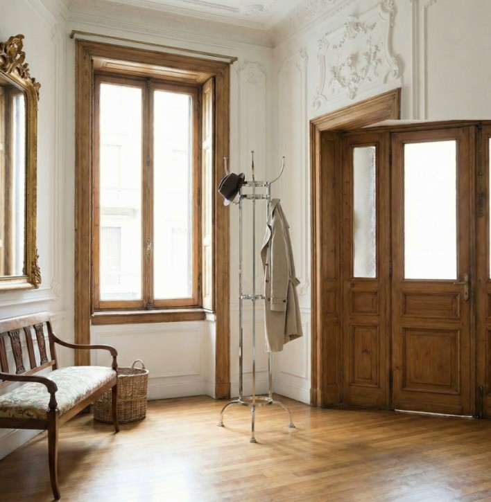 Garderobenständer Nymphenburg Kleiderständer Garderobe by Otto Bluemel 1908