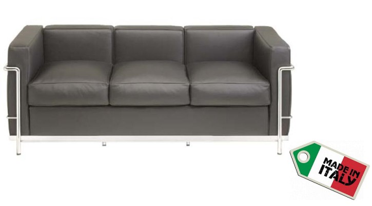 Sofa Dreisitzer LC2 leather