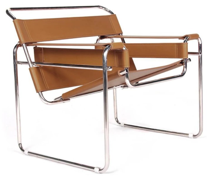 Wassily Chair by Marcel Breuer (Kernleder cognac)