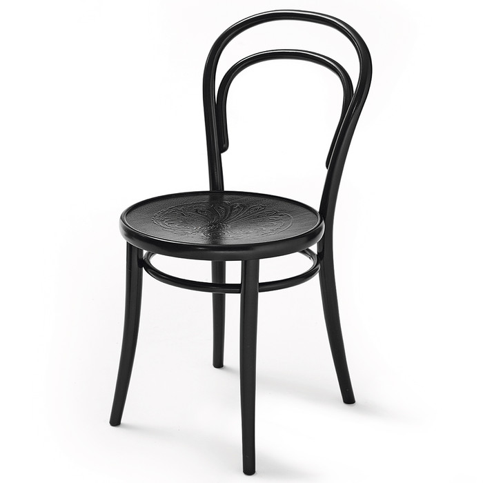 Stuhl Nr.14 by Michael Thonet 1859 (Holzsitz geprägt ...