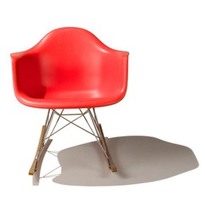Rocking Chair by Charles Eames 1947 (Polypropylen schwarz)